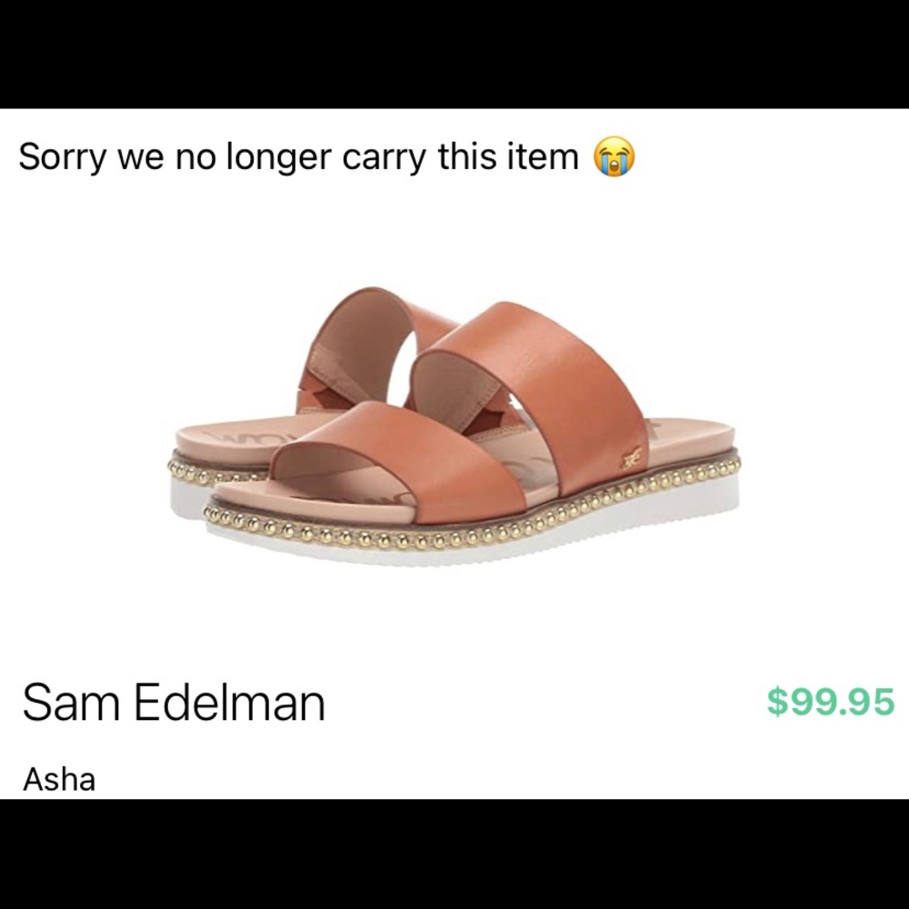 Sam Edelman asha sandals size 7.5